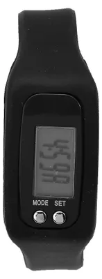 Image de Bracelet de suivi d'activité avec grand écran, compteur de calories, moniteur de fitness, noir, pour les personnes actives