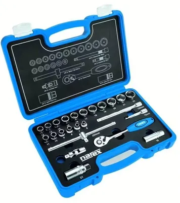 Immagine prodotto di Set di utensili Narex da 3/8", 24 pezzi