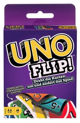 Produktbild von Mattel GDR44 - Uno Flip, Kartenspiel
