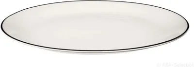 Produktbild von ASA Selection Dessertteller, ligne noire Fine Bone China 1905113