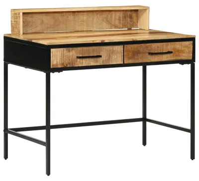Produktbild von Konsolentisch mit Schubladen Braun 100 x 55 x 89,5 cm