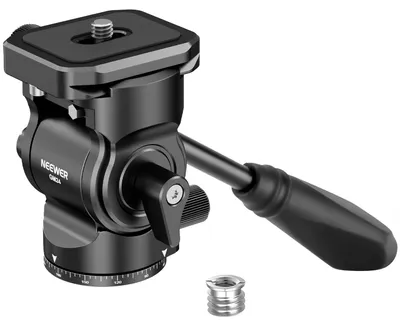 Productafbeelding van Statief vloeistofkop met snelkoppelingsplaat, metalen camera statief mount adapter