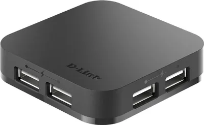 Obrázek produktu pro D-Link DUB-H4, USB 2.0, 480 Mbit/s, FCC CE C-Tick, 5 V, Windows 2000, Windows 2000 Professional, Windows 98, Windows 98SE, Windows ME, Windows XP Home,..., Mac OS X 10.1 Puma, Mac OS X 10.2 Jaguar, Mac OS X 10.3 Panther, Mac OS X 10.4 Tiger, Mac OS X...