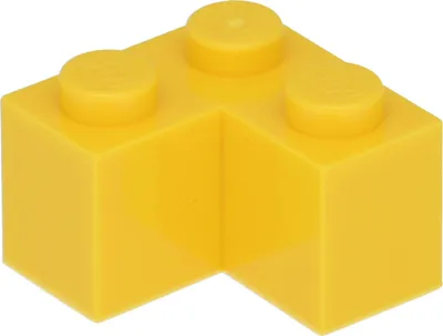 Produktbild von LEGO: 100 Stück Eckstein 2x2, Gelb