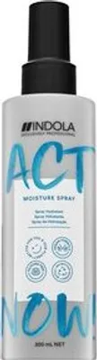 Produktbild von Indola Act Now Moisture, Haarspray, Unisex, Alle Haare, 200 ml, Feuchtigkeitsspendend, Glanz, Glättend, Aqua (Water, Eau) · Alcool dénaturé* · Dicaprylyl Carbonate · PEG-7 Cocoate de glycéryle ·...