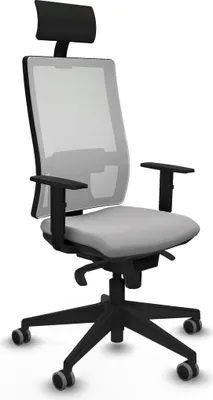 Zdjęcie produktu dla Krzesło biurowe Piqueras y Crespo 1D066G1 Jasnoszary