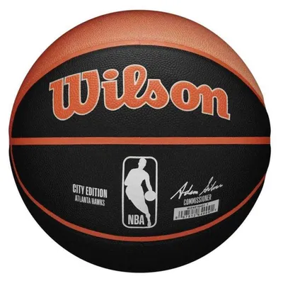 Immagine prodotto di Wilson - Pallone da basket "Atlanta Hawks", NBA PP9358 (7) (nero)
