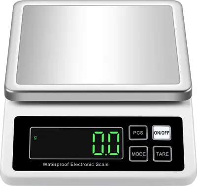 Obrázok produktu pre INF Elektronická digitálna váha biely 10 kg/1 g