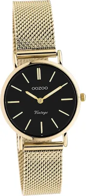 Produktbild von Oozoo Uni Armbanduhr gold Analog C20232 Vintage Series Edelstahlarmband D2UOC20232