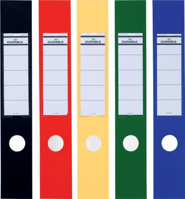 Produktbild von Ordnerrückenschild Ordofix breit 60x390mm sortiert VE=10x10 Stück