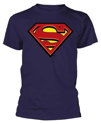 Image de Superman - T-shirt unie pour homme/femme PH4954 (M) (bleu)