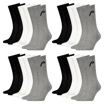 Produktbild von 12 Paar HEAD Uni Crew Socken All Sports Training Socks