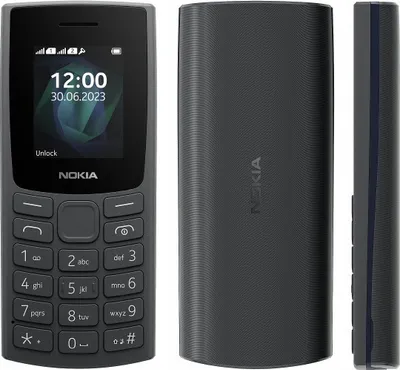 Produktbild von Handy Nokia 105 (2023) Modell TA-1557 - black (Dual-SIM)
