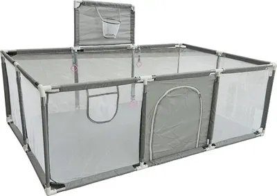Productafbeelding van Baby speelplaats, veilige speelzone, activiteitenoppervlak, lichtgrijs