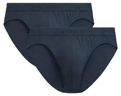 Produktbild von Atlantic Herren Slips marineblau aus Mikromodal für Sport und Alltag XL