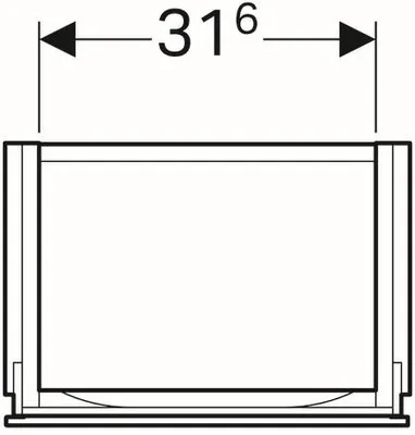 Produktbild von Geberit 500502431 Xeno2 Unterschrank f. Handwaschbecken
