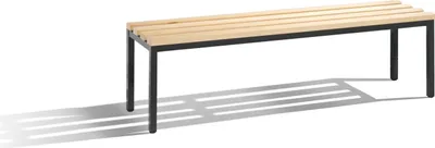 Produktbild von C+P Sitzbank | HxBxT 42x150x35cm | Schwarzgrau