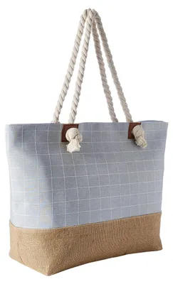 Produktbild von DonDon Große Strandtasche Shopper mit Reißverschluss