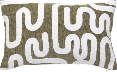 Produktbild von Kissenbezug jeni chenille khakigrün 50x30cm  - Atmosphera créateur d'intérieur