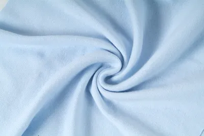 Obrázek produktu pro Úplet oboulíc RIB, světle modrá, tričkovina, látky, metráž / 50cm