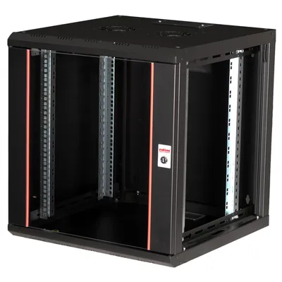 Produktbild von ROLINE 19-Zoll Wandgehäuse Pro 12 HE, 600x600 BxT schwarz