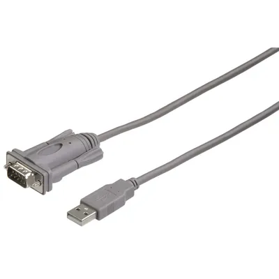 Zdjęcie produktu dla hama 00053325 hama USB 2.0 A/RS232 Adapter grau
