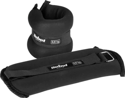 Obrázek produktu pro Rebel RBA-3500 Závaží na kotníky a zápěstí 2 x 0,5kg, černé