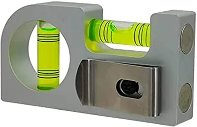Magnetische Mini-Wasserwaage, Aluminium, 85x45x15 mm