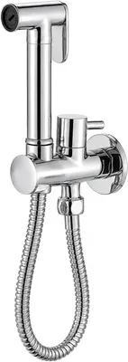 Imagen del producto de Grifo de bidé de latón con acabado cromado y kit de instalación