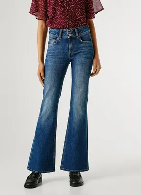 Produktbild von Pepe Jeans Venus Flare Fit Jeans Blau 28 / 30 Damen Blau 28