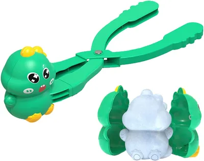 Produktbild von Schneeballzangen, Schneeballmodelle aus Sand und Matsch, Schneeballwerkzeuge, Schneespielzeug fš¹r Jungen und M?dchen, Winterspielzeug (Dinosaurier).