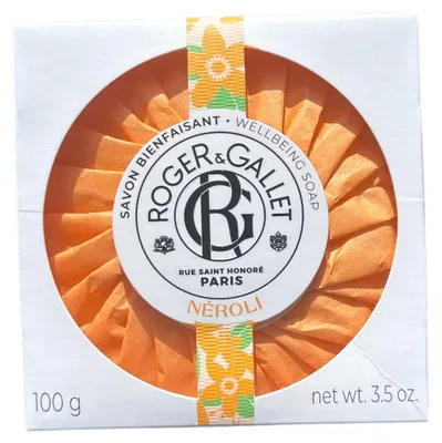 Imagen del producto de Jabón en pastilla Roger & Gallet, aroma a neroli, 100g
