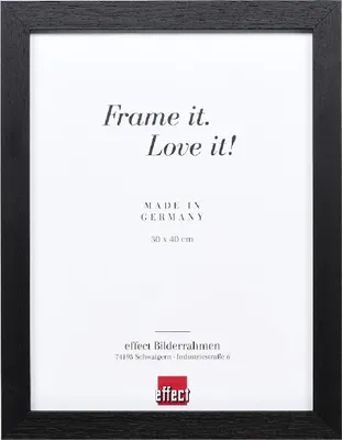 Immagine prodotto di Effect Cornice per foto in legno Profilo 52 nera 9x13 antiriflesso