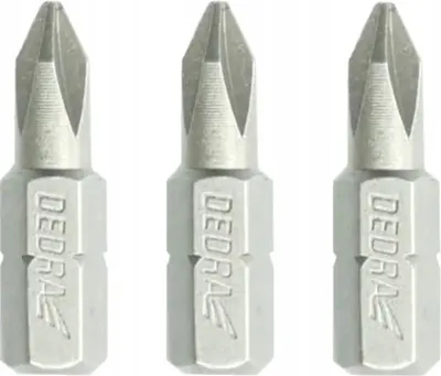Obrázok produktu pre DEDRA 18A02PH20-03, 3 kusov, Phillips, 25 mm