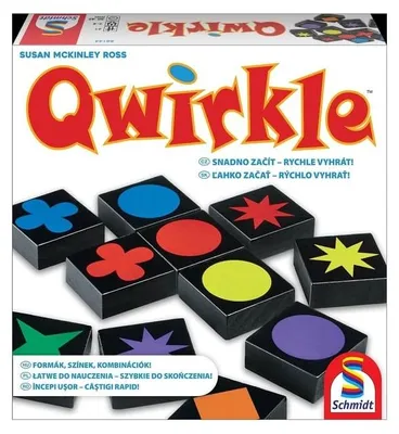Obrázok produktu pre Qwirkle RO – Strategická hra s tvarmi a farbami (vydanie v rumunčine)