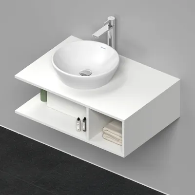 Produktbild von Waschtischunterbau D-NEO 1 Fach rechts 260x800x550mm weiß matt 260 x 800 x 550 mm weiß matt