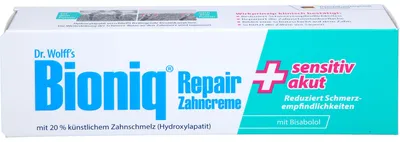 Image de Dentifrice Bioniq Repair sensitiv akut 75 ml