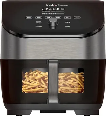 Produktbild von INSTANT POT Vortex Plus Airfryer Heißluftfritteuse 6in1 ClearCook 5,1L 1700W