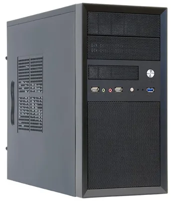 Produktbild von Chieftec CT-01B-350GPB Computer-Gehäuse Mini Tower Schwarz 350 W