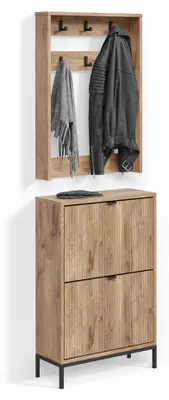 Image de Vestiaire Livinity Aterno Chêne Viking Set, 2 pièces, Model 58860