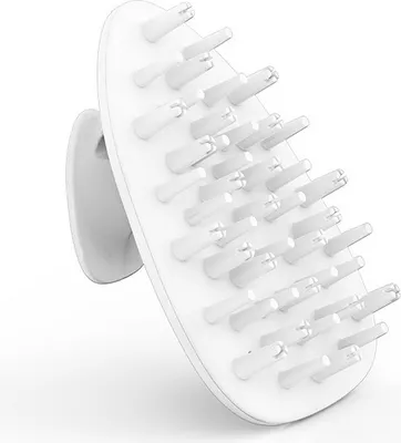 Produktbild von INF Massagebürste für die Kopfhaut Silikon Weiß