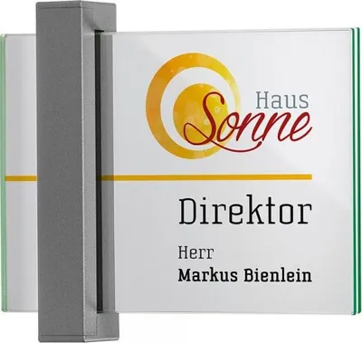 Produktbild von TORINO Türschild DIN A5 quer, Format: 148x210 mm