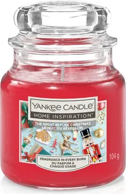 Produktbild von Yankee Candle Duftkerze Kleines Glas The Night Before Christmas 104 g rot