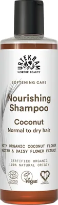 Obrázek produktu pro Urtekram Coconut Shampoo, 250 ml, Šampon, Neprofesionální, Ženy, Normální vlasy, Hydratující