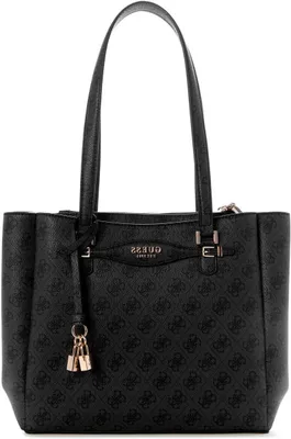Image de Sac cabas pour femmes - Grand sac à main - Usage quotidien - Multiples compartiments - 50 cm - Noir