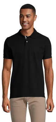 Produktbild von SOLS - "Portland" Poloshirt für Herren LT1791 (S) (Schwarz/Grau)