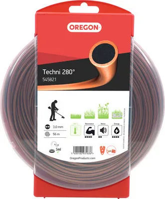 Zdjęcie produktu dla Żyłka do podkaszarki Oregon Techni 280° 3,0 mm x 56 m (545821)