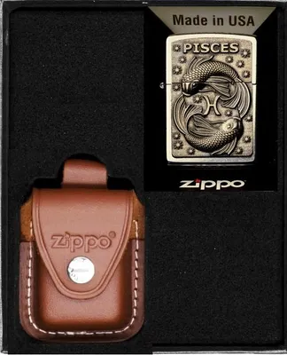 Produktbild von ZIPPO Feuerzeug Set ZODIAC PISCES Fisch Geschenk Nr. 4