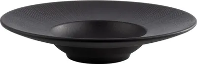 Produktbild von APS 85098 Teller NERO, Ø 29 cm (Spiegel 14 cm), Höhe 6 cm, Melamin, schwarz
