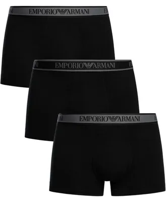 Produktbild von Emporio Armani Boxers Trunks 3-Pack Black : XL Größe: XL